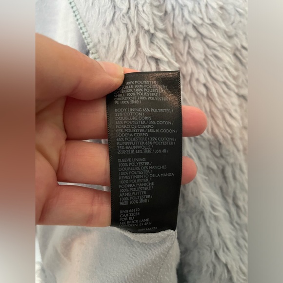 BDG (Urban Outfitters) hooded, cropped teddy jacket. Sherpa. Zip-up. - Picture 6 of 7